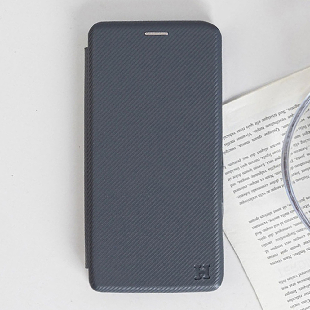 슬림 플립형 플립 커버 케이스 그레이, 갤럭시S24 플러스