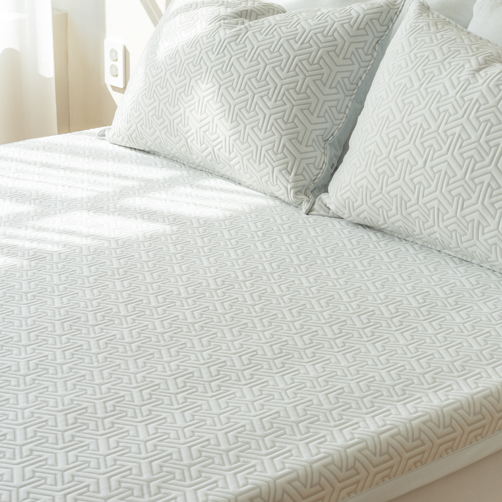 듀라론 쿨 냉감 밴드형 여름 침대 냉감패드 타입A/지오(ZIO), S.SS(싱글.슈퍼싱글겸용)