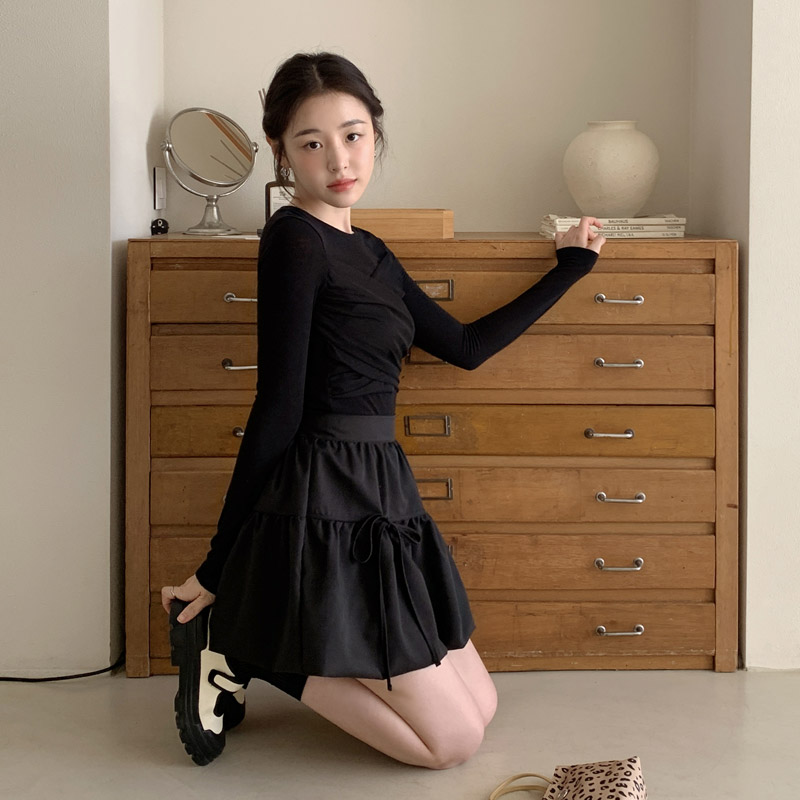 멜즈 셔링 샤 레이어드 라운드 티셔츠 ts4345 - 상세 이미지 3