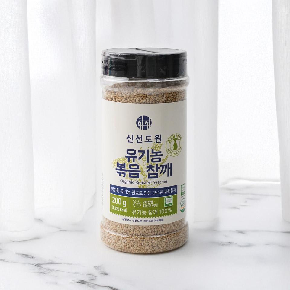 메가마트 신선도원 유기농 볶음참깨 200g - 메인 이미지