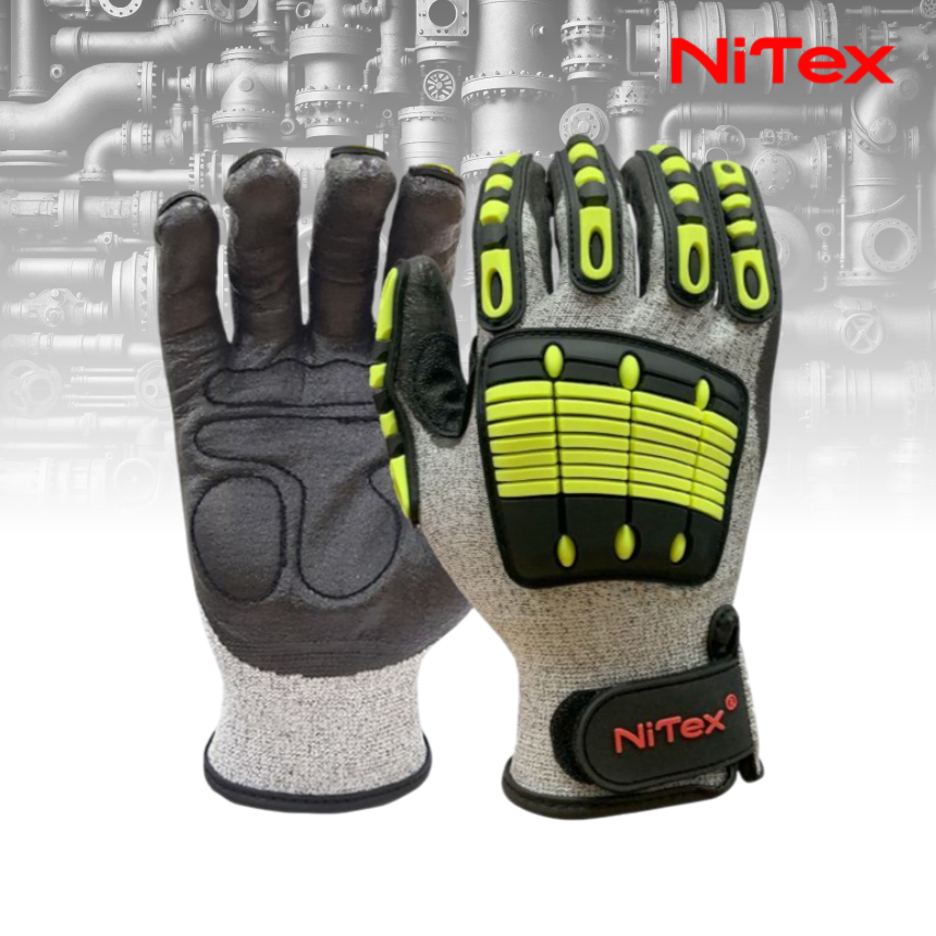 나이텍스 A5 충격방지장갑 베임 잘림 절단 협착 안전 손보호 - 상품 이미지