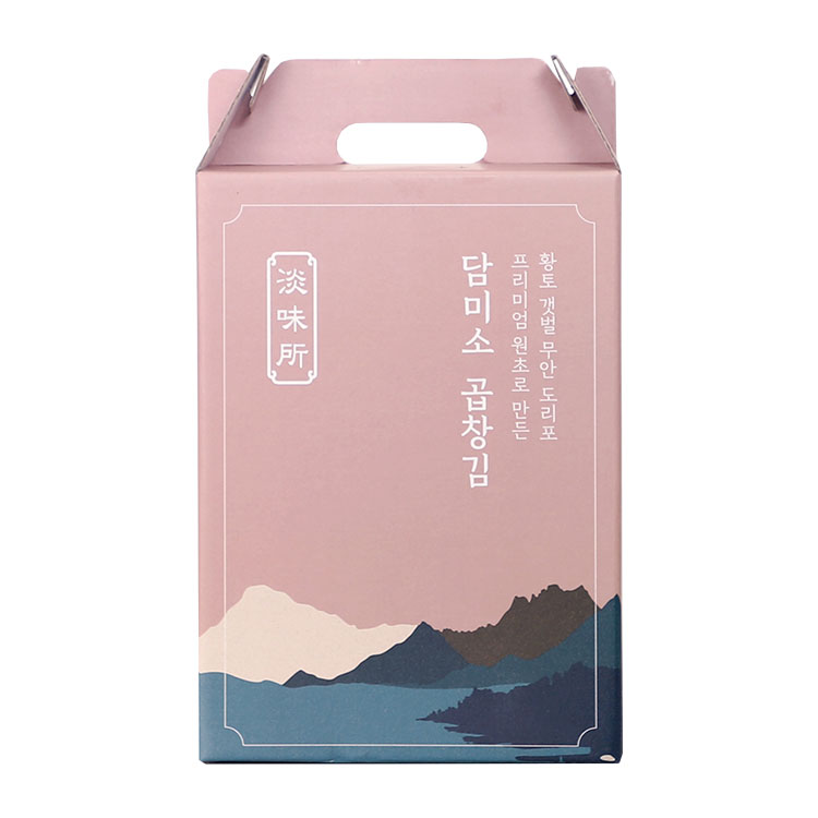 담미소 곱창김 1속 선물세트 / 전남 무안 도리포 지주식 돌김 재래 전장김 10봉,100장