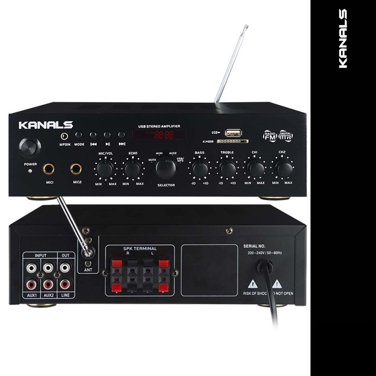 카날스 BKM50 매장용앰프 160W 블루투스 미니앰프 카페 강의실