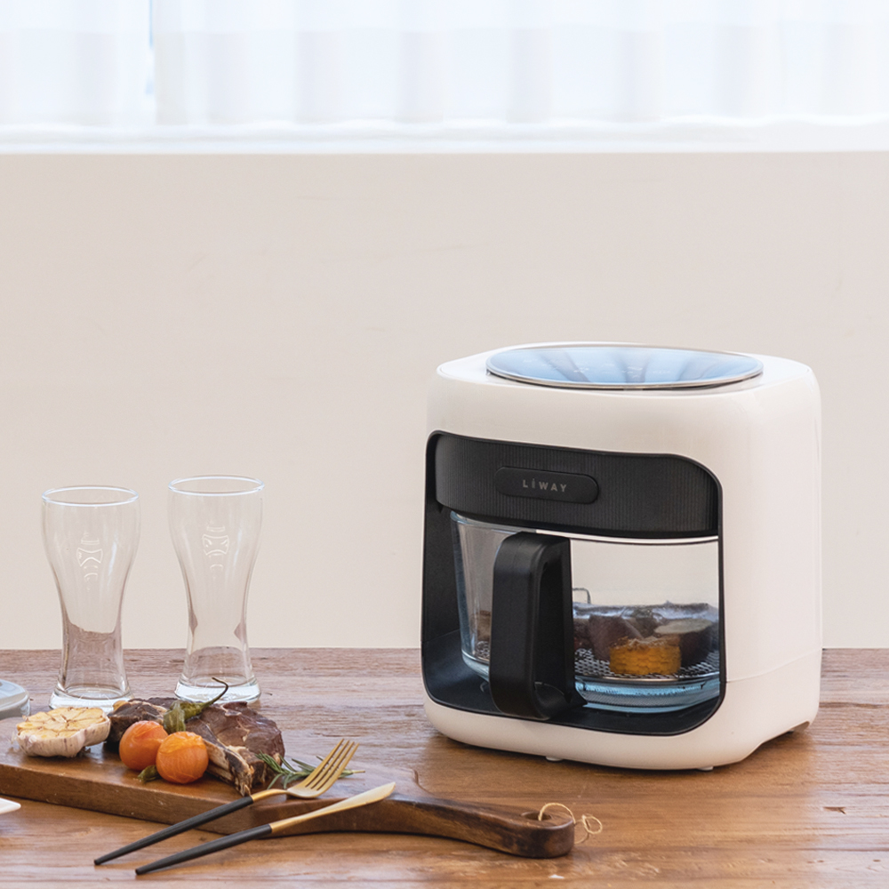 유리 대용량 에어프라이어 글라스 에어프라이기 G4545