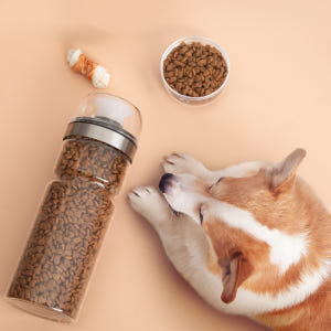 내열유리 고양이 진공 사료 보관통 밀폐 강아지 사료통 1kg 솔직 후기 | 실제 사용자 리뷰 총정리 - 상품 이미지 1