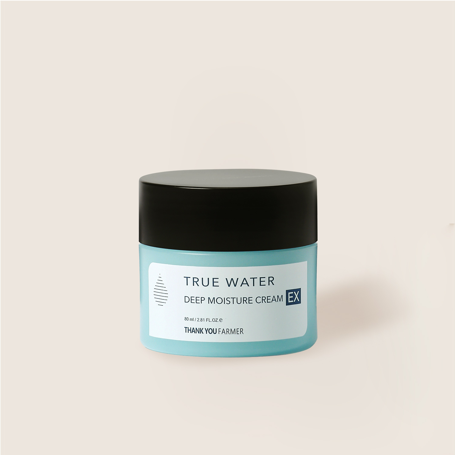 땡큐파머 트루 워터 딥 모이스처 수분크림 EX 80ml / 장벽개선크림 - 상품 이미지