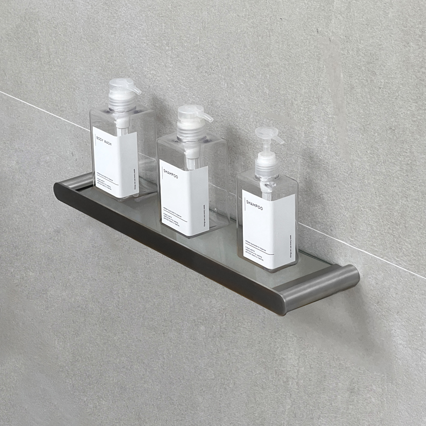 욕실 스텐선반 무광 니켈 화장실 유리 선반 세면대 젠다이 목욕탕 샤워부스 무지주