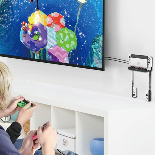 닌텐도 스위치 OLED 거치대 독 스탠드 벽걸스 - 상세 이미지 4