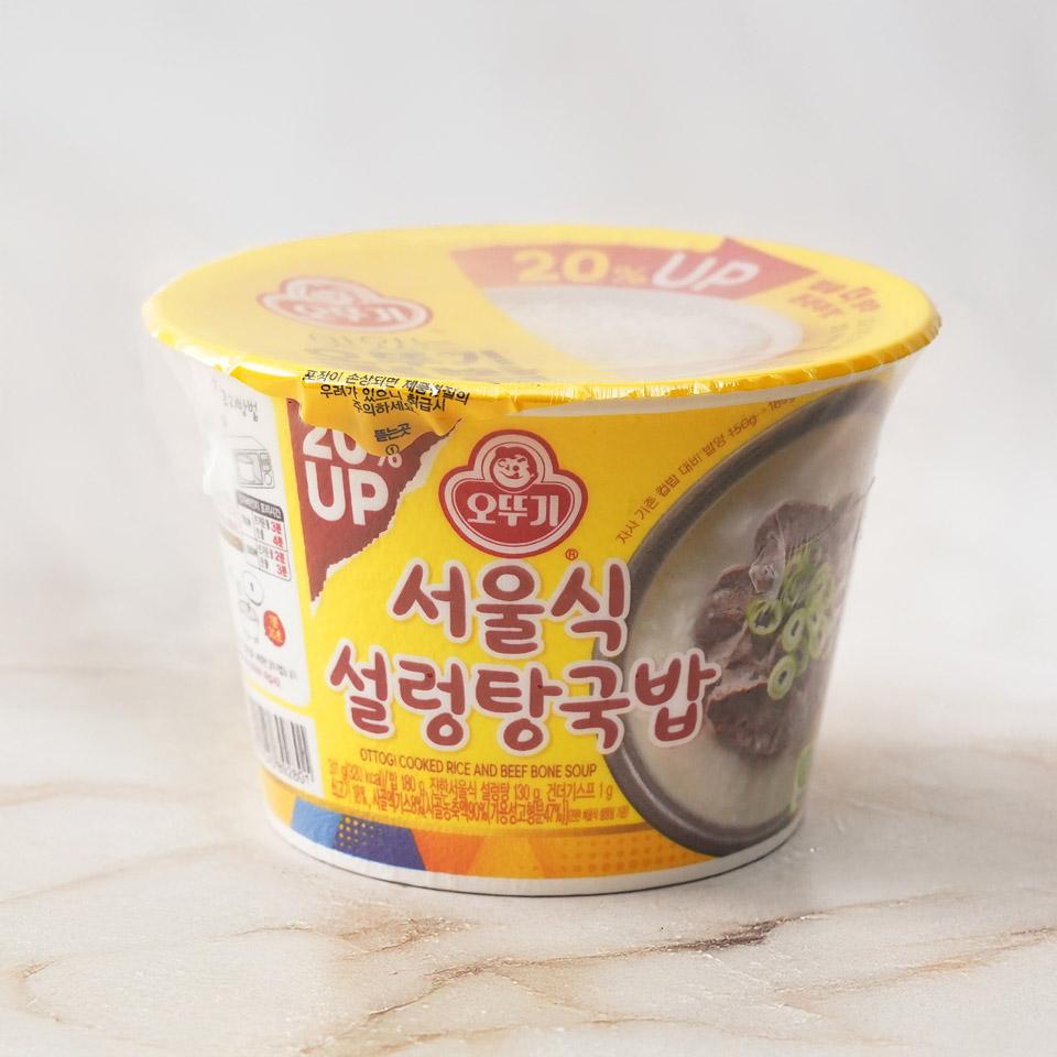 메가마트 오뚜기 컵밥 서울식설렁탕국밥 311g - 메인 이미지