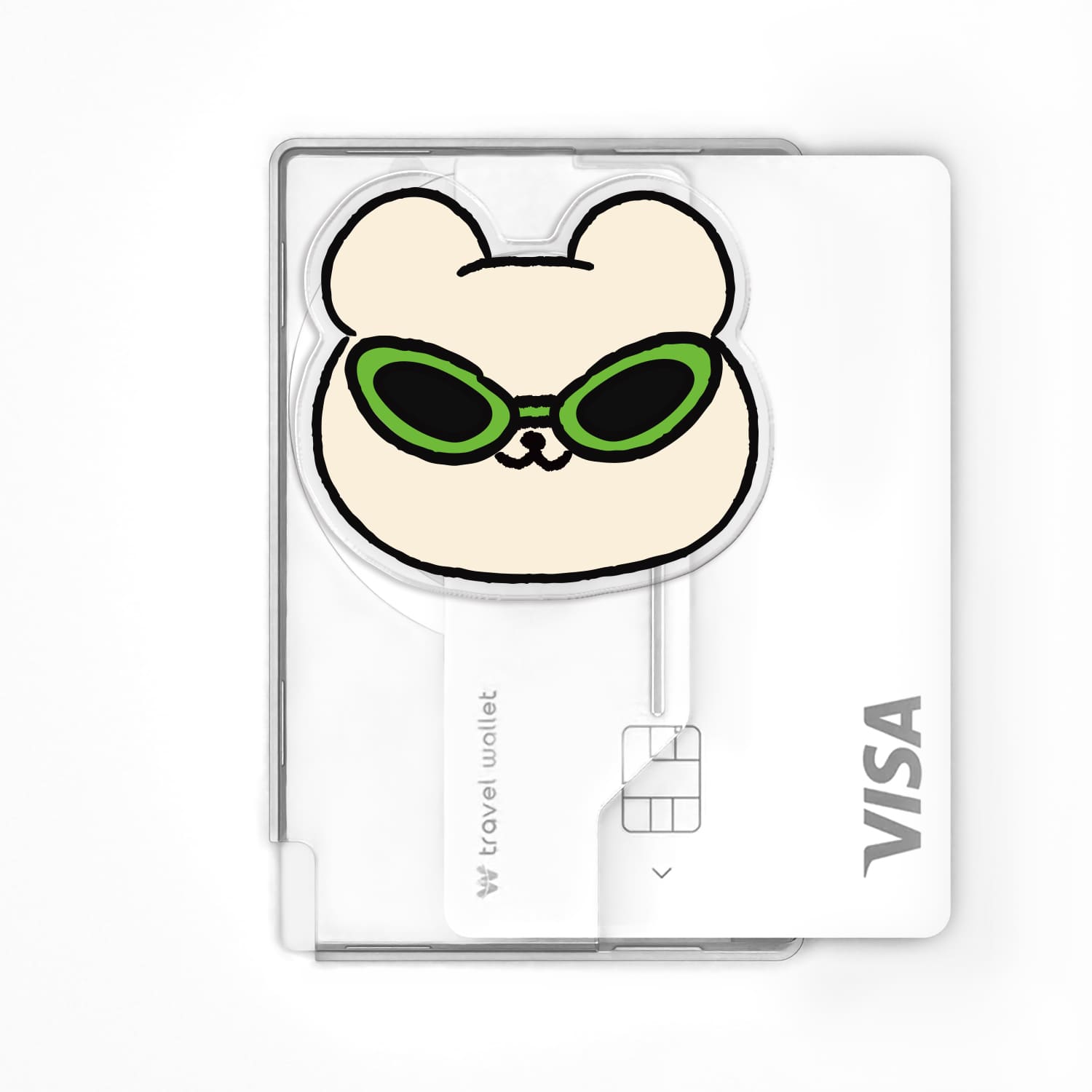 맥세이프 그립톡 카드지갑 올인포켓 썬구리 업 곰찌