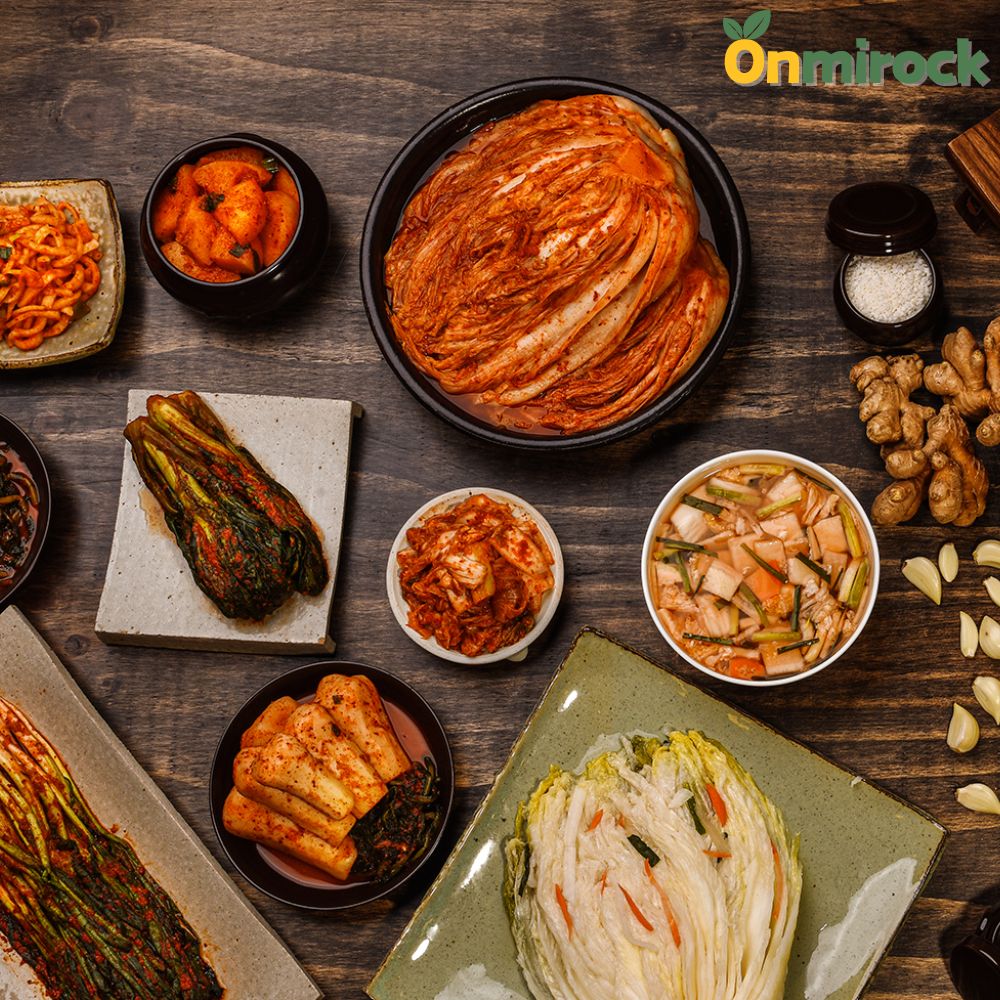 온미락 국내산 소문난 김치 9종 4.5kg 골라담기 FDA 승인 포기김치, 총각김치,열무김치 : 온미락