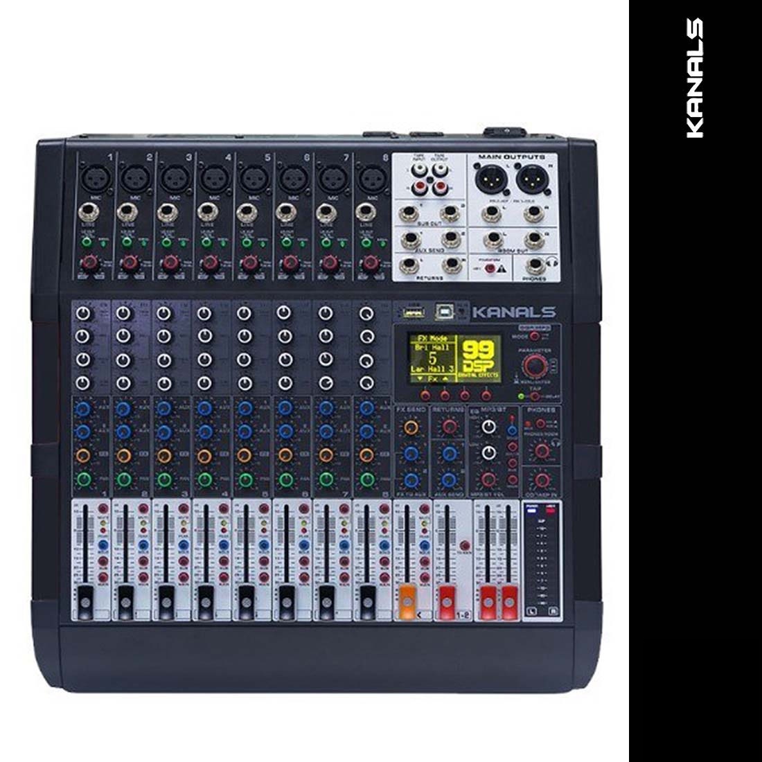 KANALS BKT1400 카날스 파워드 믹서 2채널 1400W