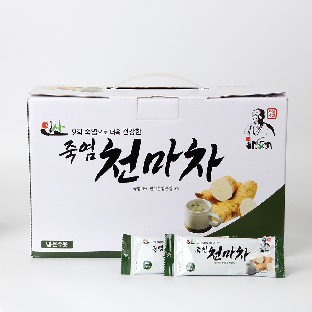 3+1 인산죽염 천마차 20g 총 320포 (3박스 구매시 1개 무료) - 상세 이미지 2