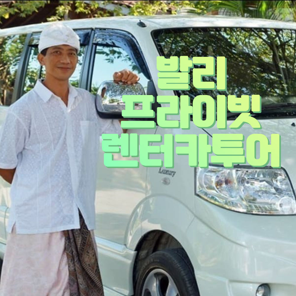 부티난다여행 [발리] 우리끼리 프라이빗 렌트카투어 발리렌터카 기사포함 (6시간 / 10시간)
