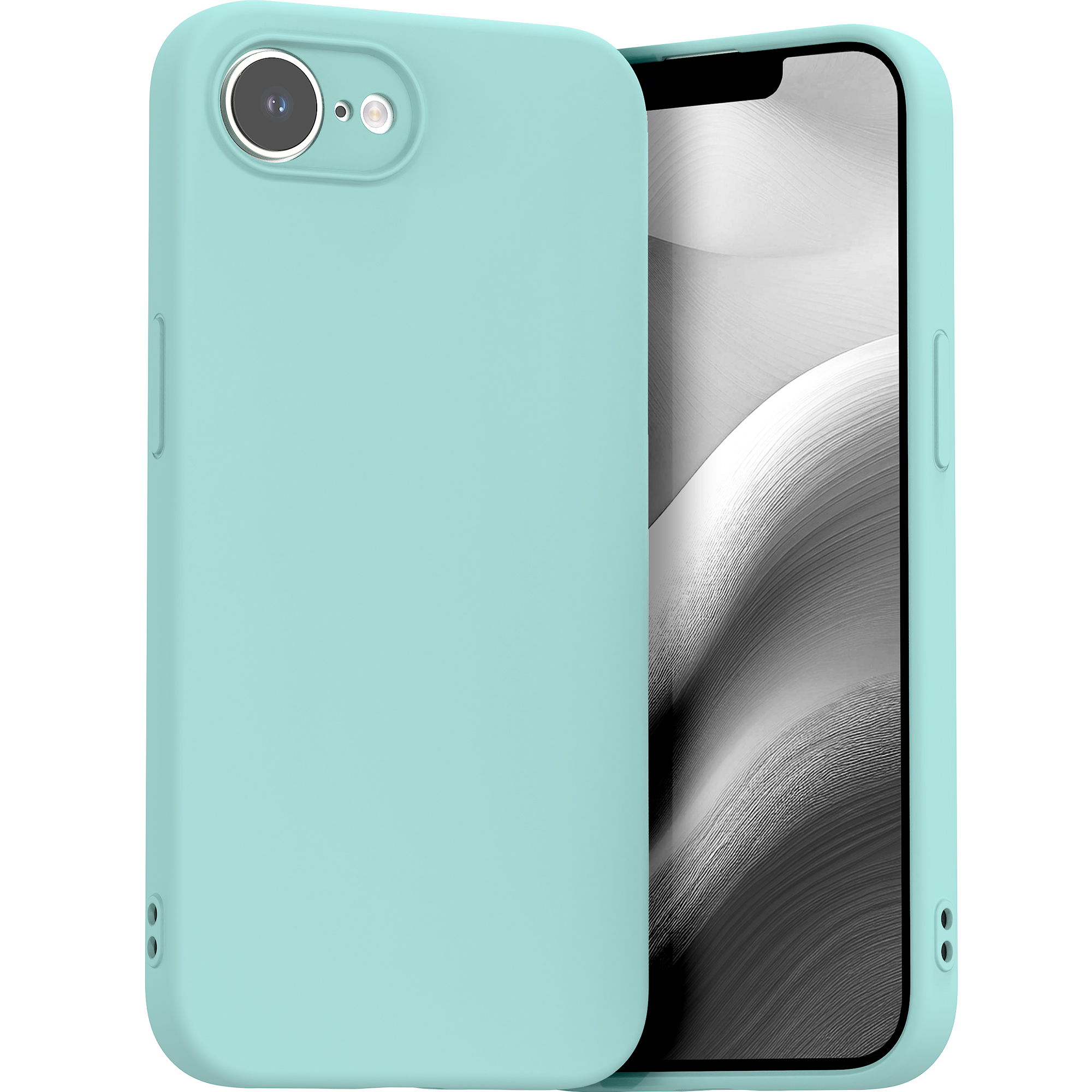 모란카노 아이폰 16e 팬시 소프트 젤리 케이스 레드 - 상세 이미지 3