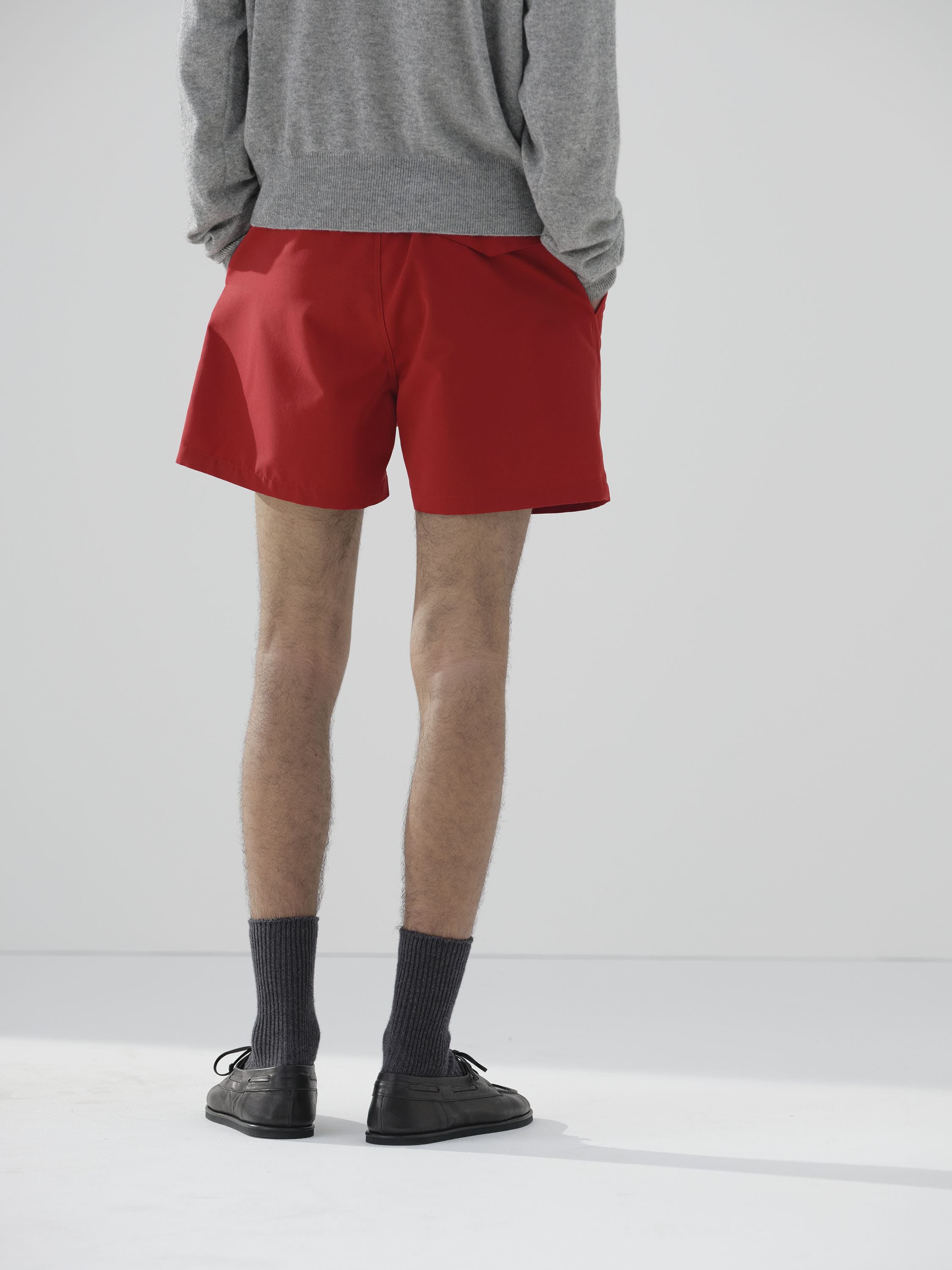 오라리 AURALEE WOOL MAX CANVAS SHORTS 울 숏팬츠 - 상세 이미지 2