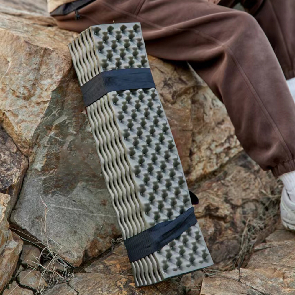 손할매 캠핑 차박 프리미엄 백팩킹 IXPE 14단 발포 캠핑매트 186x56cm, 2cm, 카키