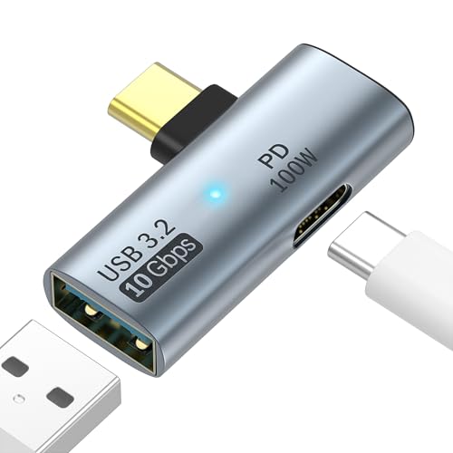 USB A to C 듀얼 젠더 C타입 100W PD충전 USB3.2 10Gbps 아이폰 - 상품 이미지