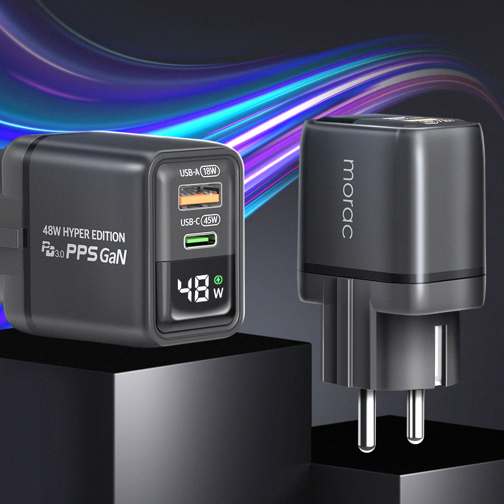 모락 하이퍼에디션 48W GaN USB PD PPS 접지 멀티 초고속 충전기 이미지 7