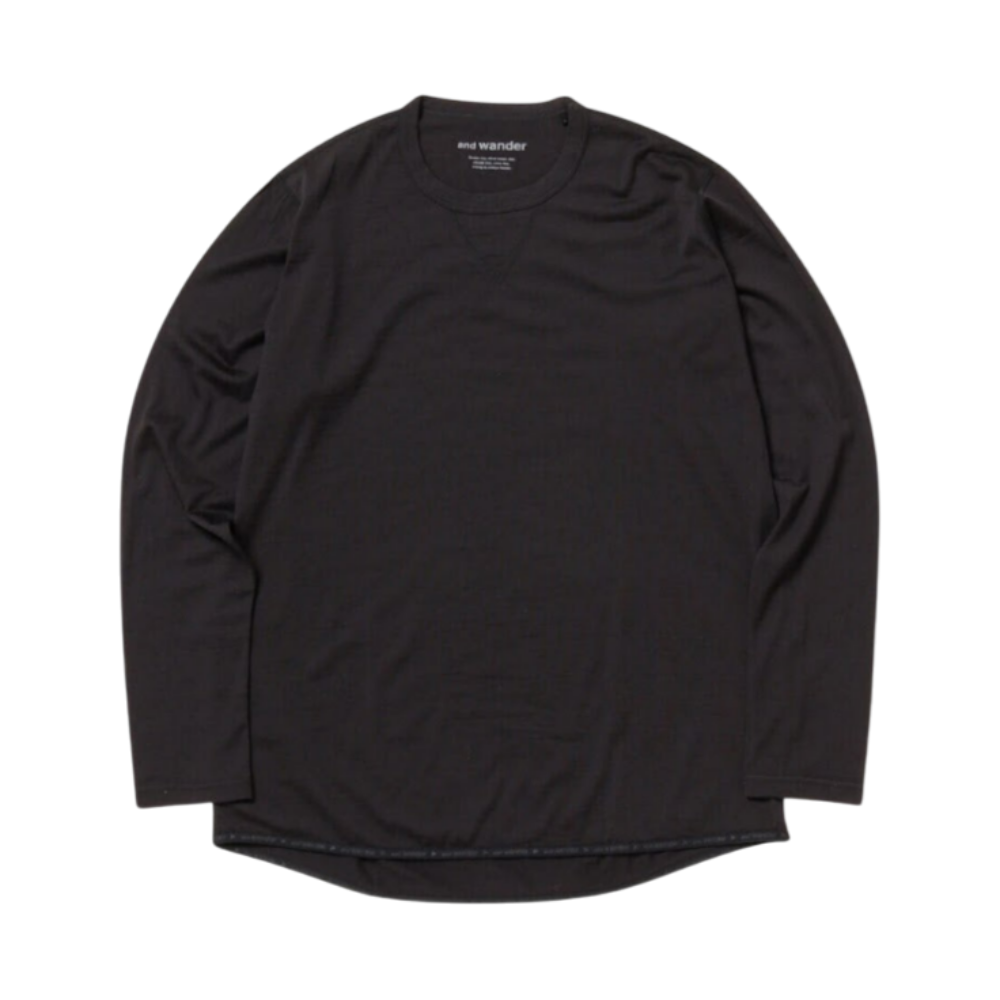 앤드원더 긴팔티 merino base LS T 25SS 5745164029 - 상품 이미지