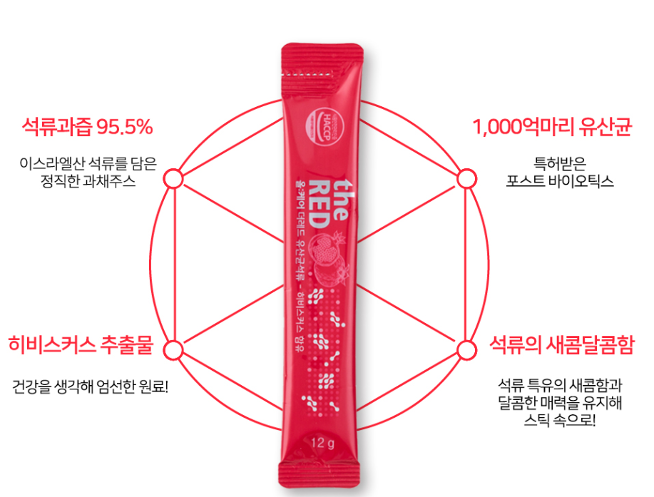 석류농축액70% 이상 95% 더레드석류 갱년기 - 상세 이미지 3