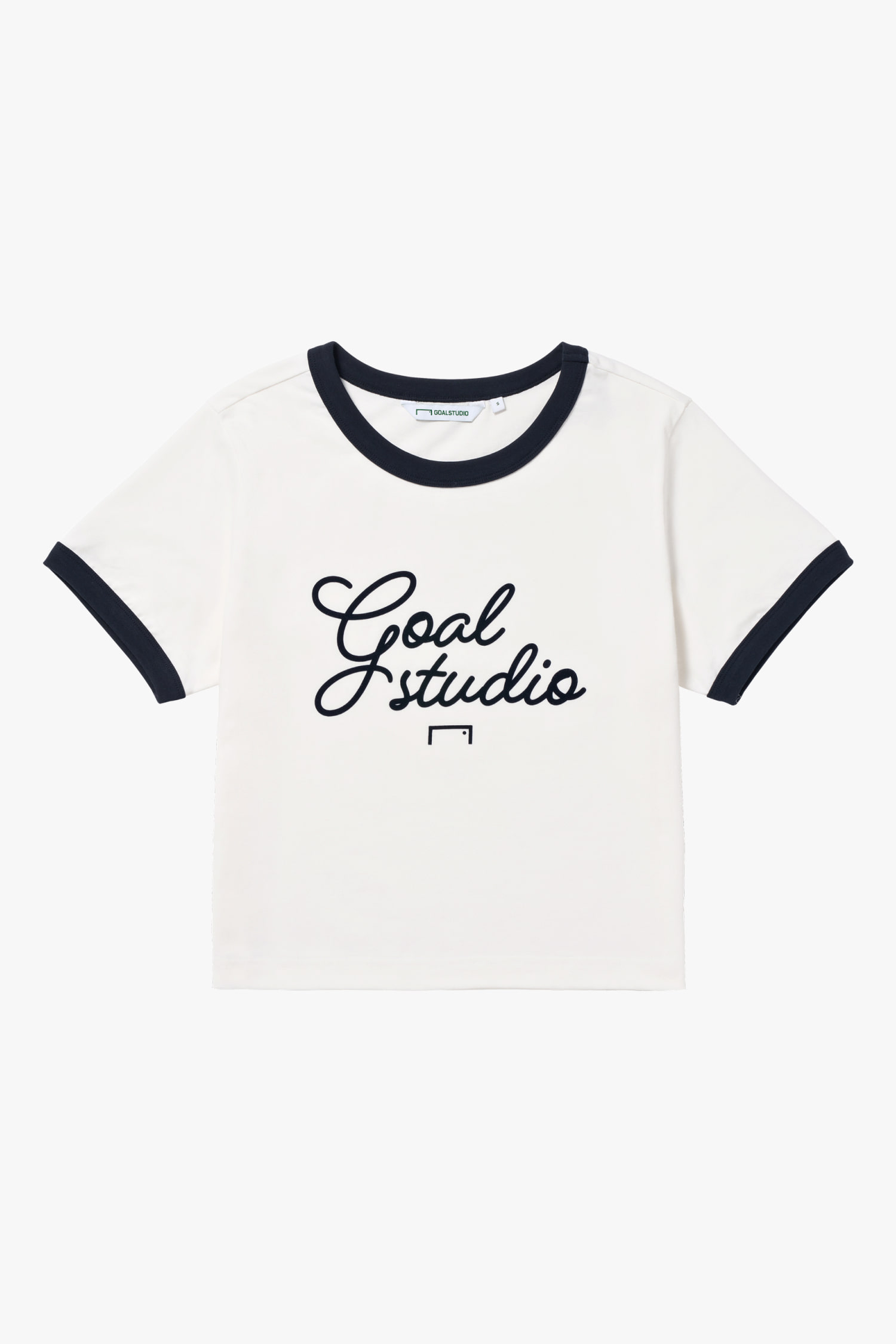 W`S SCRIPT LINGER TEE-NAVY - 상세 이미지 2