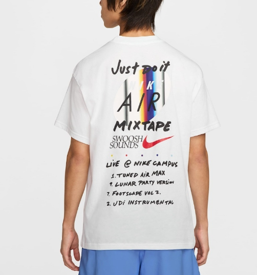 국내매장판 나이키 맥스 90 반팔 티셔츠 화이트 D4 HJ0605-100