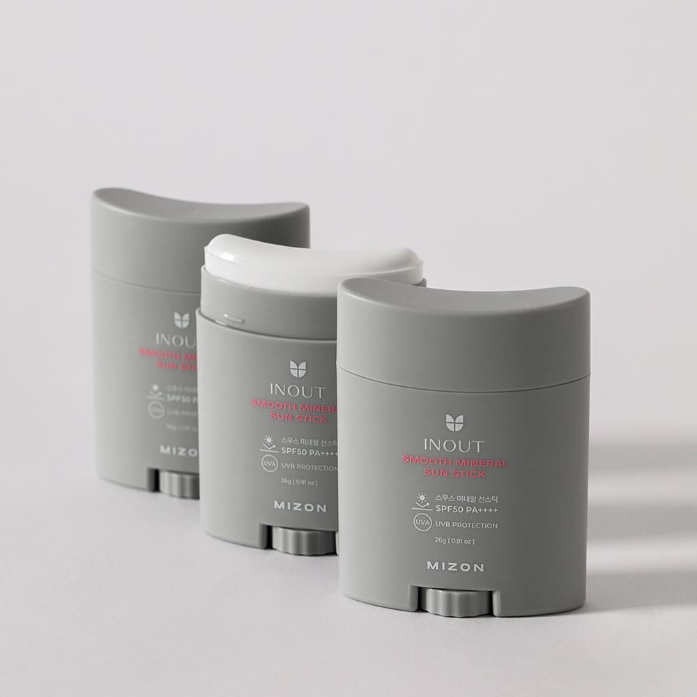 [미즈온][1+1]인아웃 스무스  미네랄 리프팅 선스틱SPF50 PA++++26G