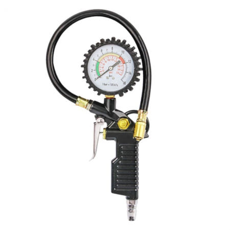 타이어 바람 넣기 주입기 게이지 건타입 바람넣기 튜브 공기압 자동차 차량 공기주입 에어