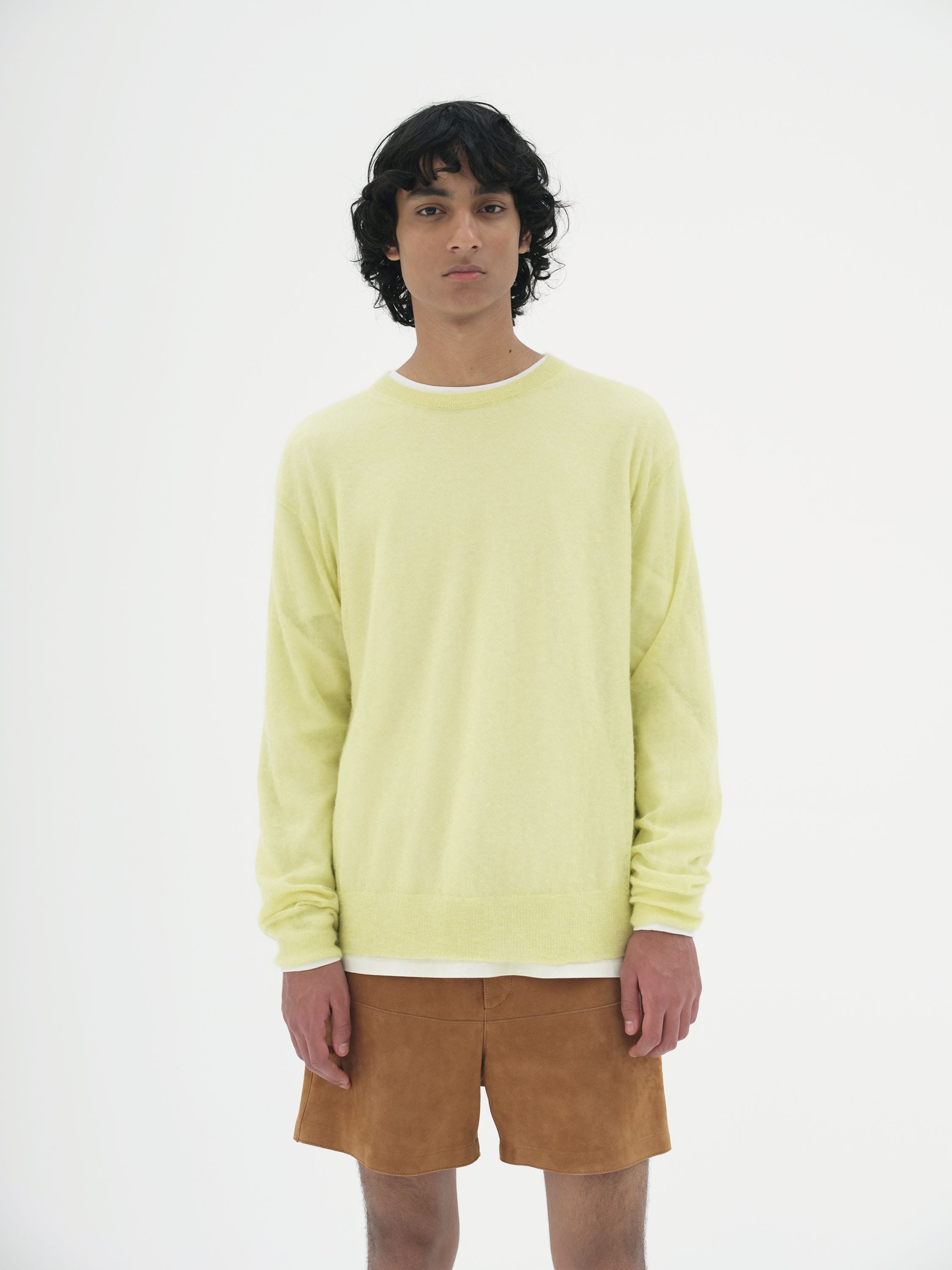 오라리 AURALEE KID MOHAIR SHEER KNIT P/O 니트 3컬러 - 상품 이미지