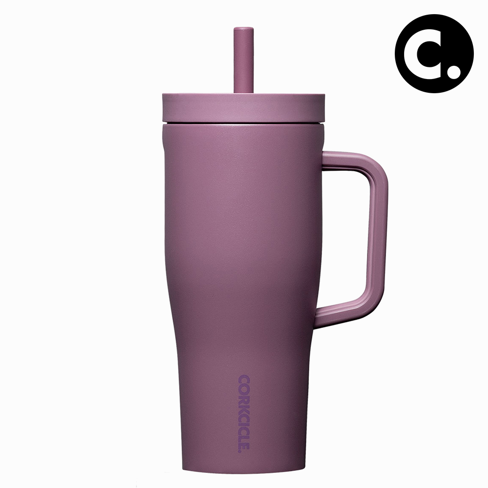 콕시클 크루저 22oz 스텐 보냉 텀블러 밀폐 손잡이 빨대 650ml, 모브 - 메인 이미지