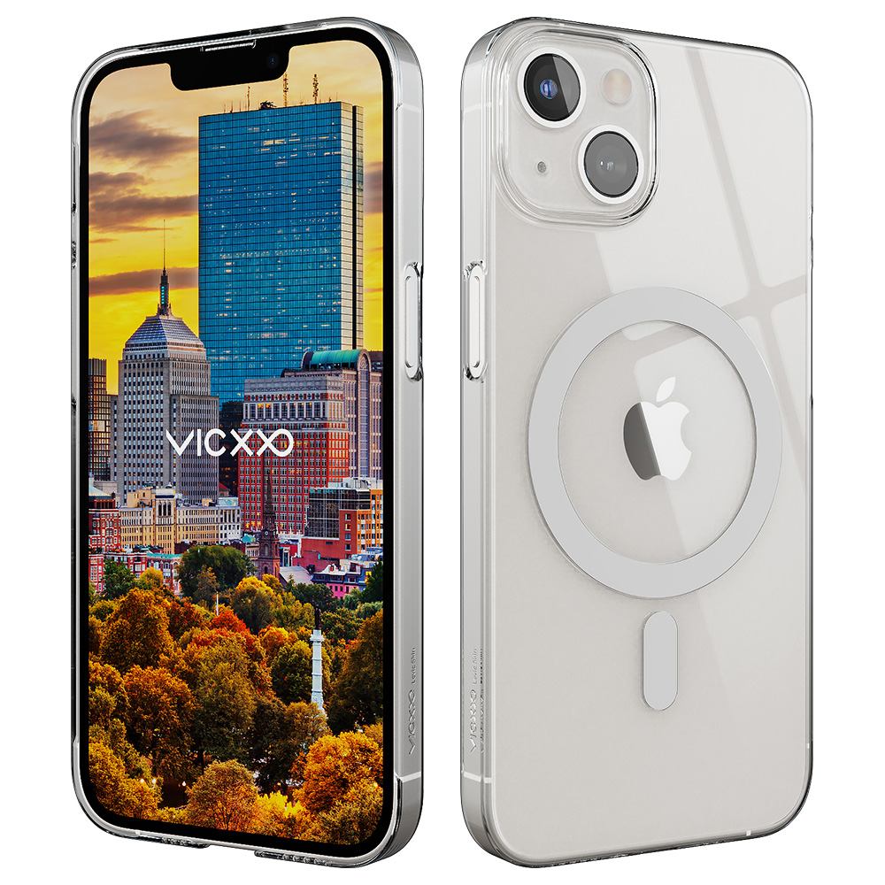 빅쏘 초슬림 변색없는 맥세이프 케이스 투명, 아이폰13 미니