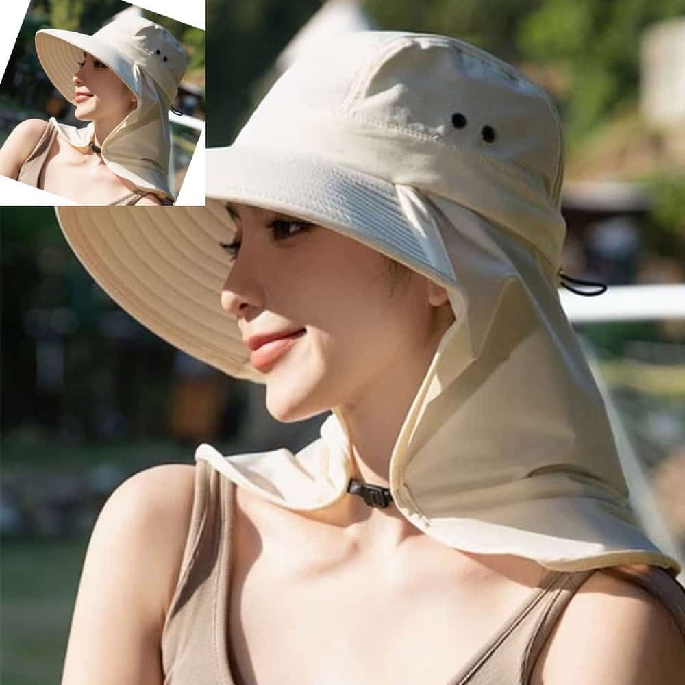 여름 챙 넓은 햇볕 가림막 uv 차단 가리개 모자 선캡 썬캡 : 고래마을