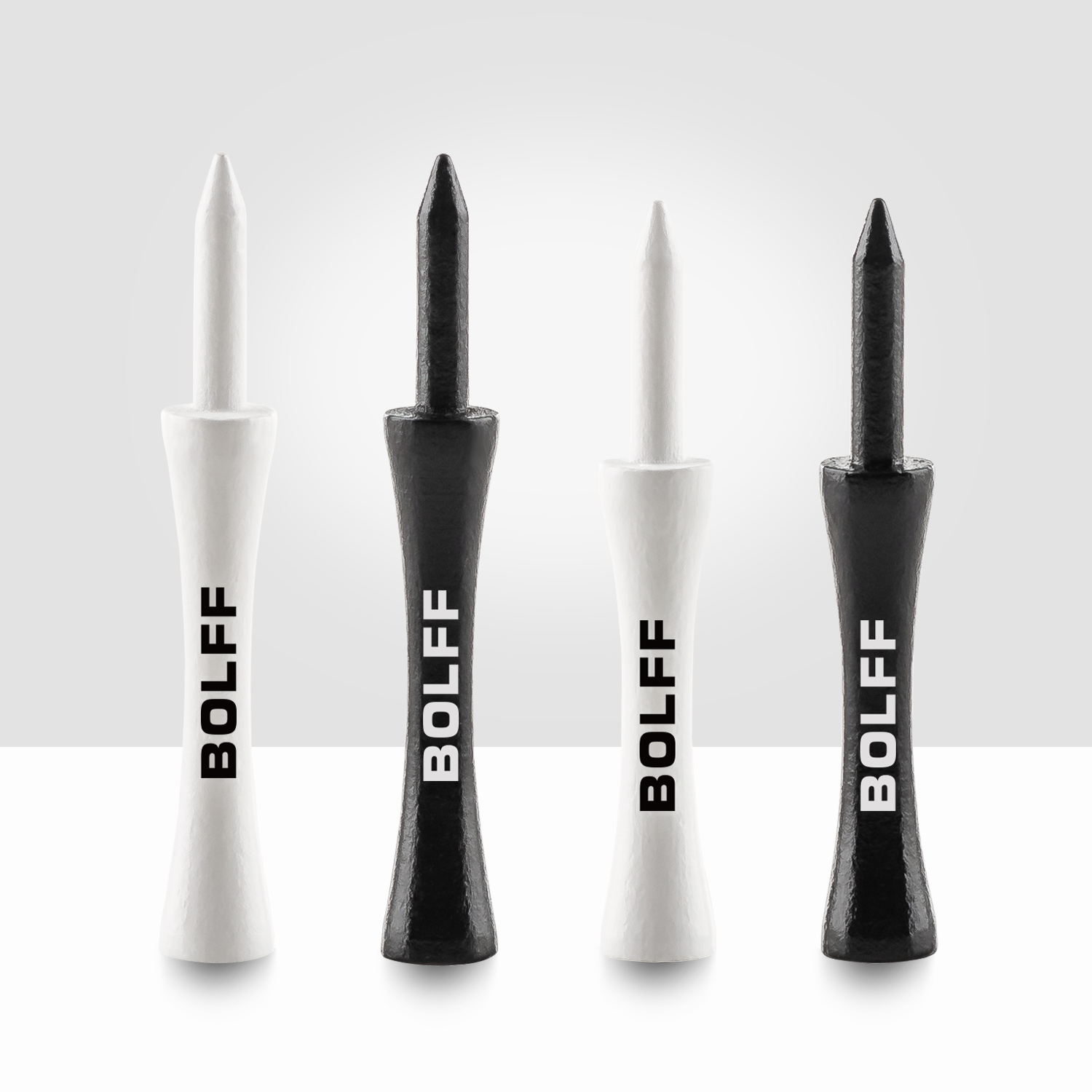 볼프 골프 티꽂이 골프용품 에이밍 높이조절 드라이버 나무티 50P 이미지 2