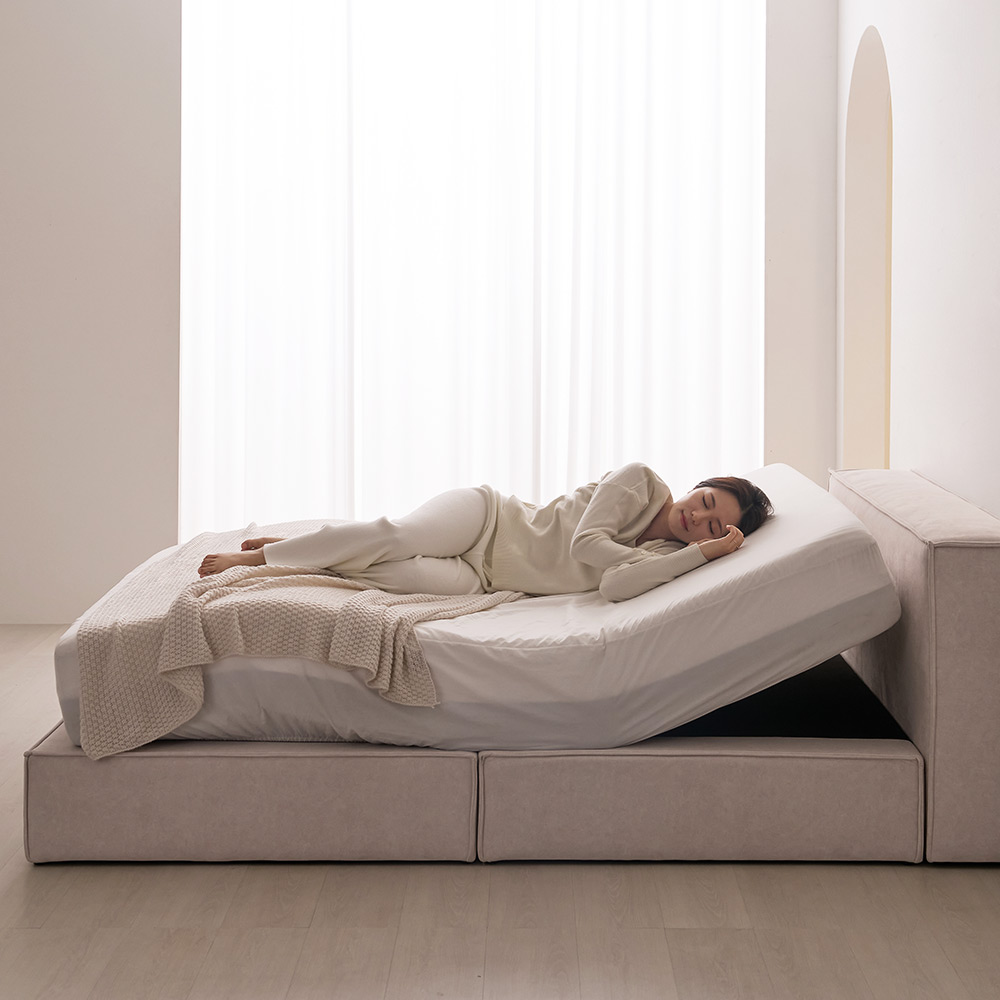 슬로닉스 무중력 모션베드 전동 리클라이너 침대 매트리스 Q