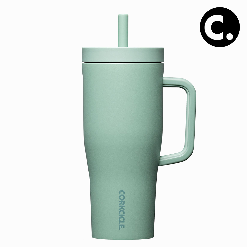 콕시클 크루저 22oz 스텐 보냉 텀블러 밀폐 손잡이 빨대 650ml, 타임