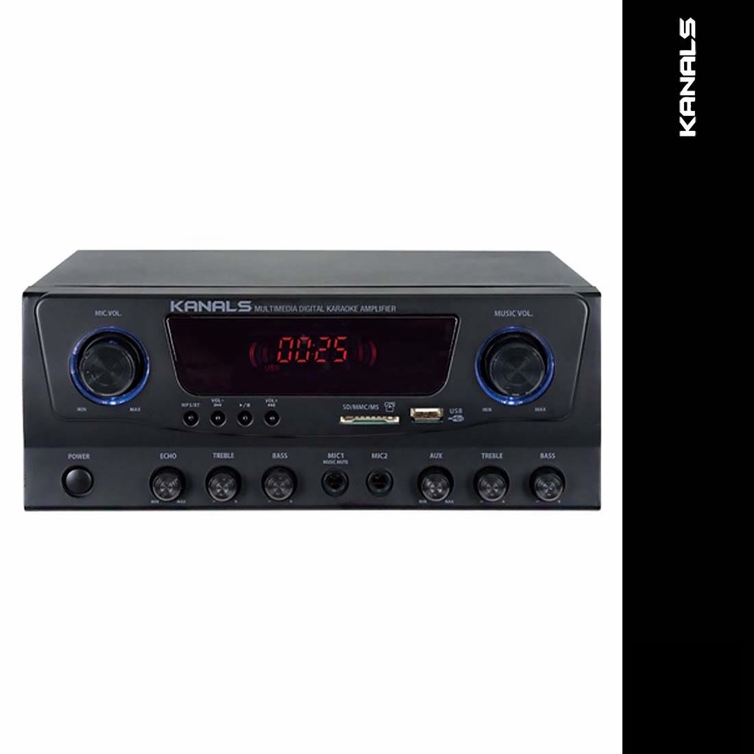 2채널 블루투스앰프 160W 스테레오 앰프 매장 노래방 카날스 EMA180