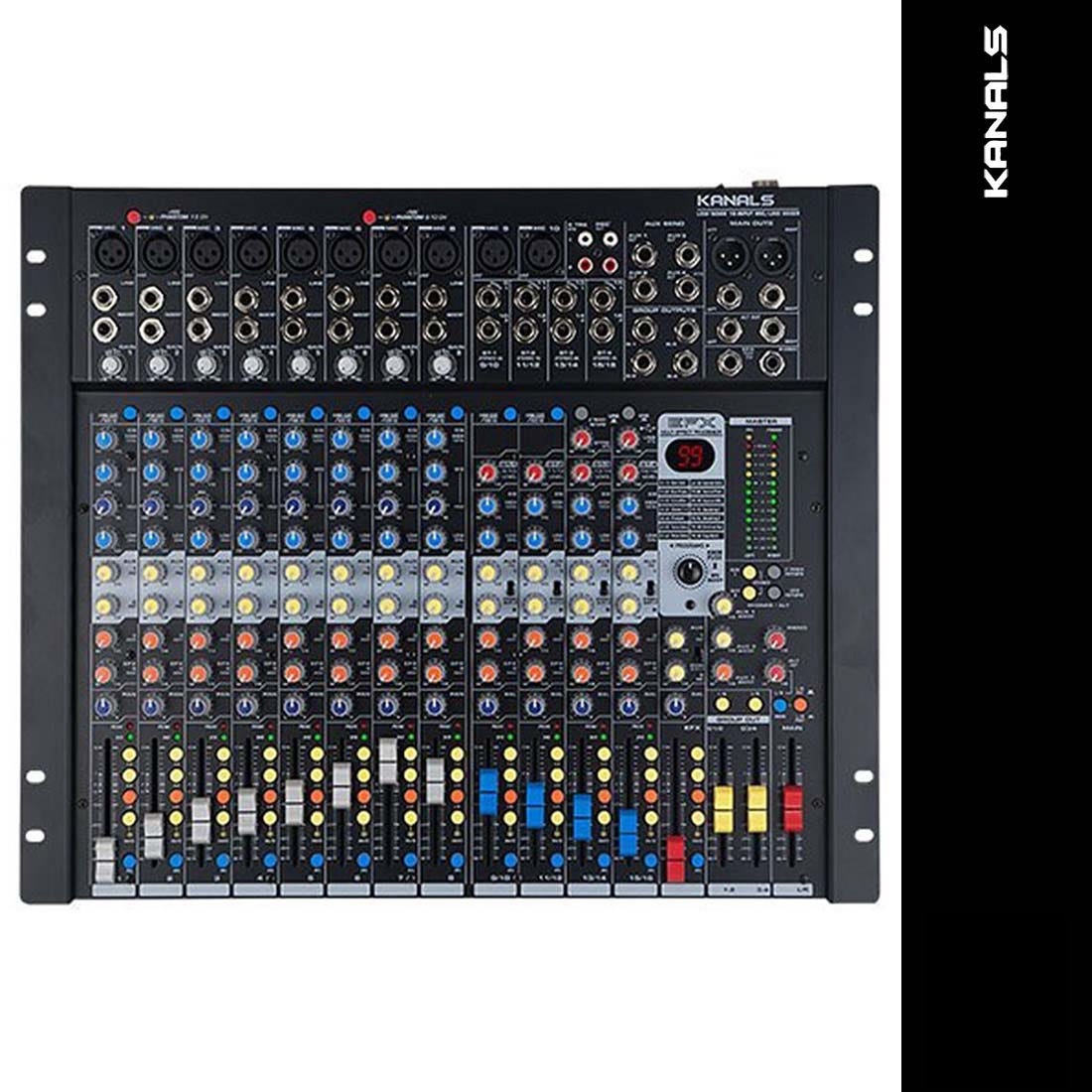 카날스 BKX-167F 오디오 믹서 16채널 이펙트내장 공연 교회 강당