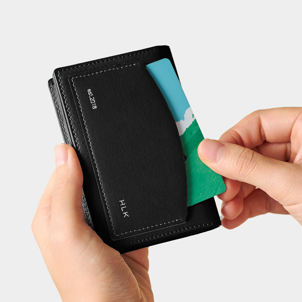 반달 카드 지갑 / Bandal Card Wallet [블랙] : 할리케이