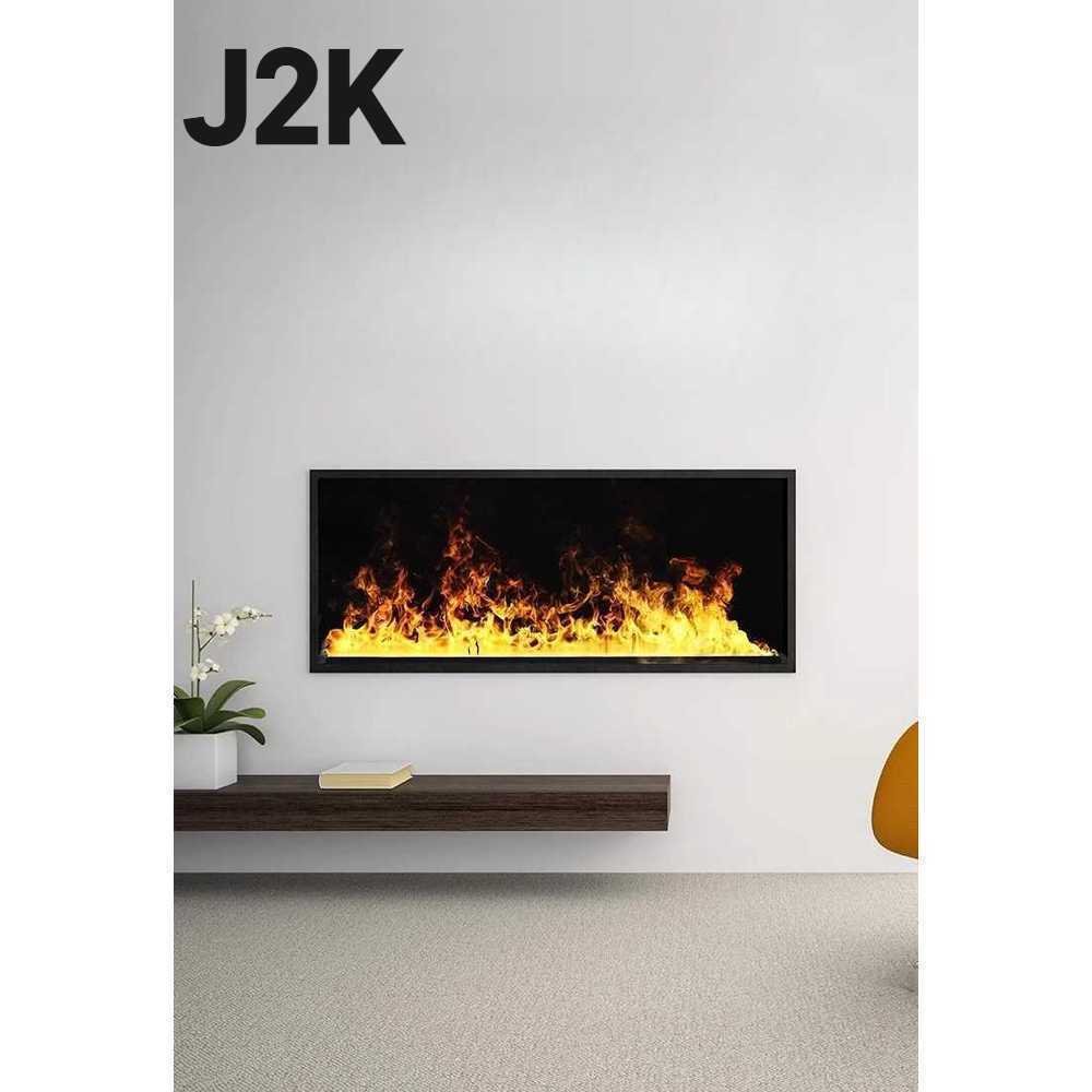 LED 불꽃 벽난로 무드등 램프 가습기 거실 인테리어 700mm 자동 물 추가 - 상품 이미지