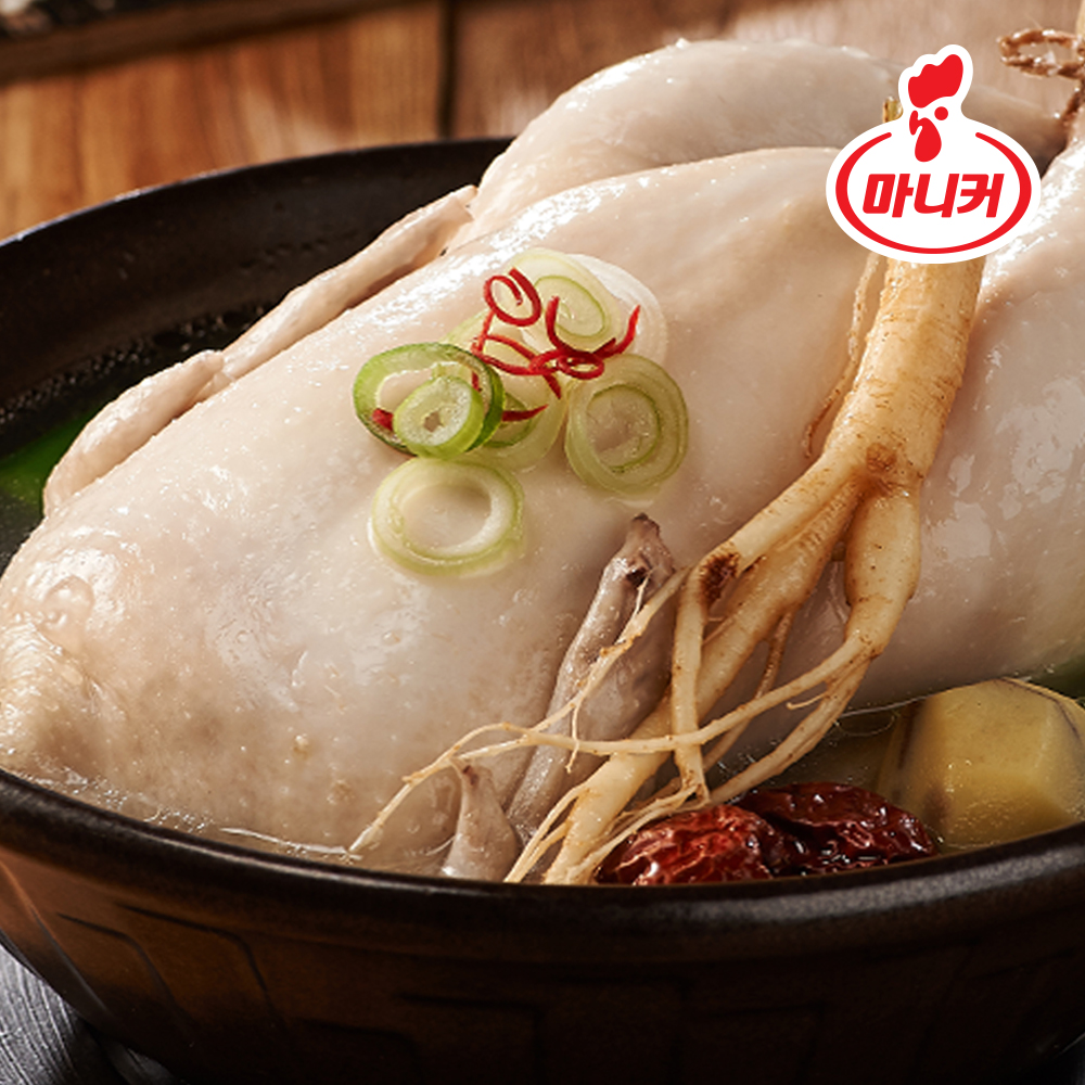 마니커 무항생제닭 닭터의자연 삼계탕 벌크 [상온 800g x 12ea] 실온보관 백숙 삼계탕 친환경 - 상세 이미지 4