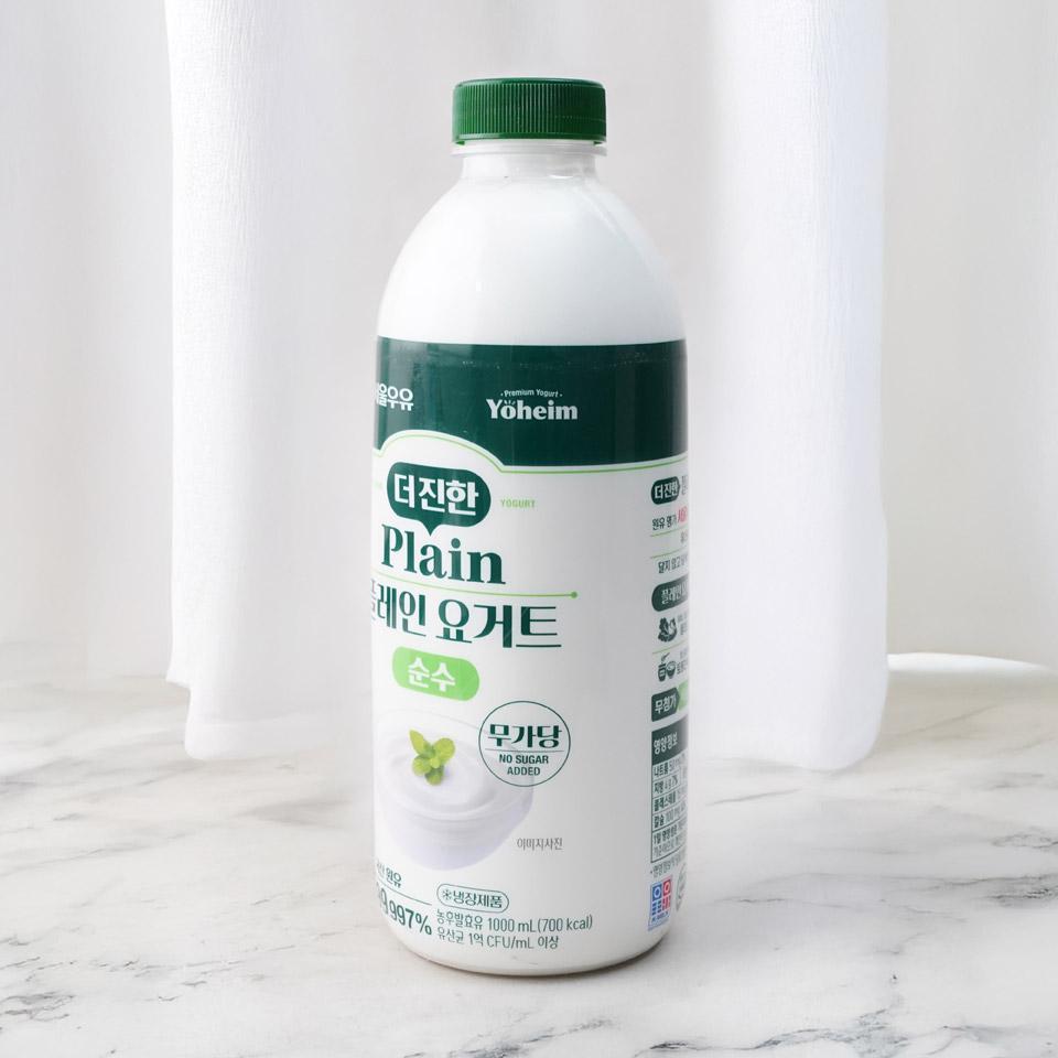 메가마트 서울우유 더진한 플레인 요거트 1L - 상세 이미지 2