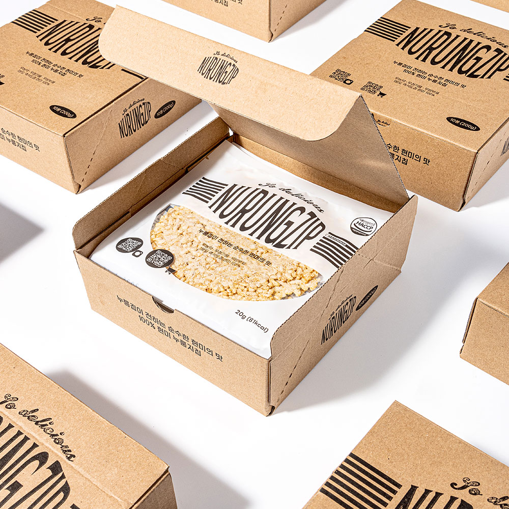 (10개) 누룽집 100% 현미 누룽지칩 200g