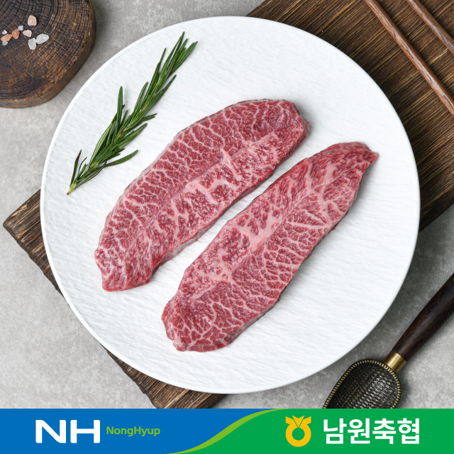 축협 1+등급 청보리 한우 참예우 부채살 300g 구이용 - 상품 이미지
