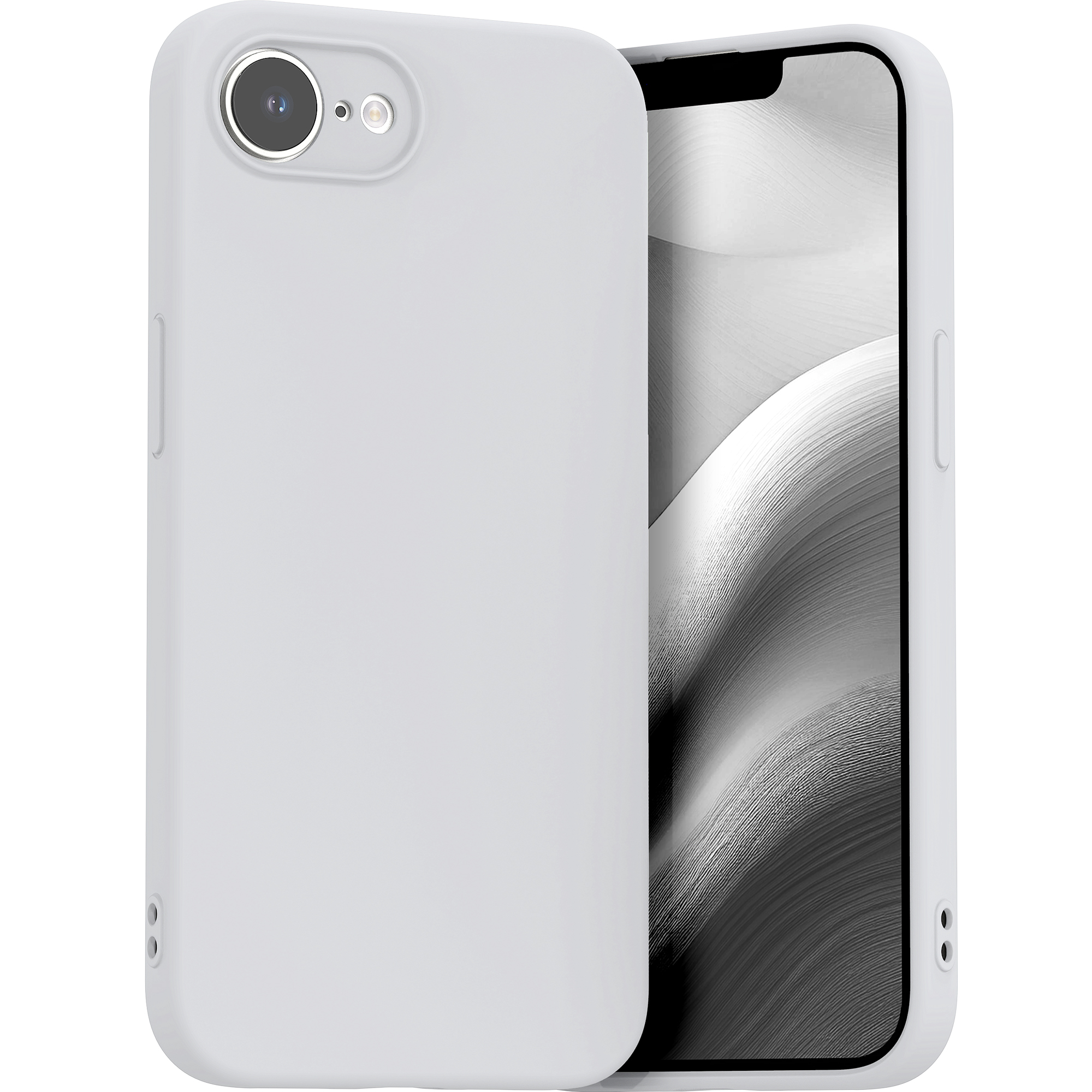 모란카노 아이폰 16e 팬시 소프트 젤리 케이스 레드 - 상세 이미지 2