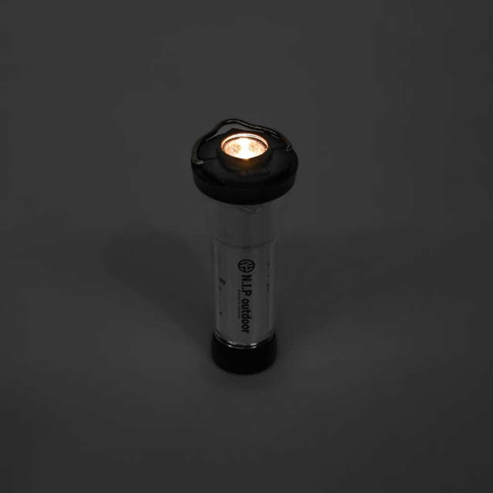 N.I.P 랜턴 플래쉬라이트 캠핑조명 엔제로 LED작업등 실버