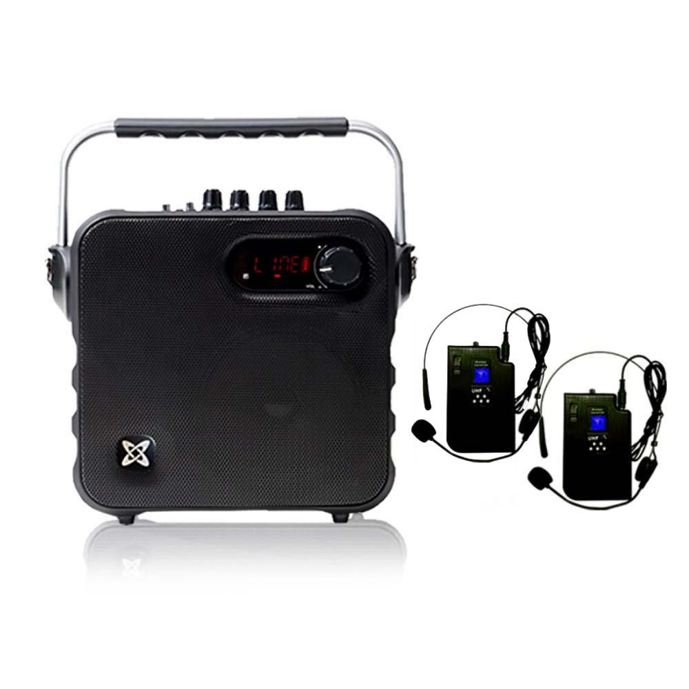 세텍 EV-8800S 충전식 스피커 150W 블루투스 앰프 2채널 무선 헤드셋 마이크