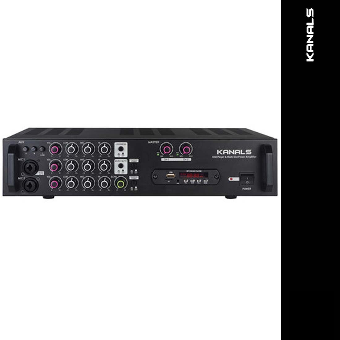 2채널 매장용앰프 카날스 EMA200N 200W 카페 업소 PA앰프 EMA-200N 제품 이미지