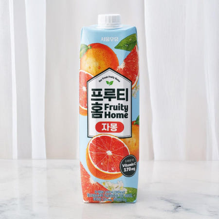 메가마트 서울우유 프루티홈 자몽주스  1000ml