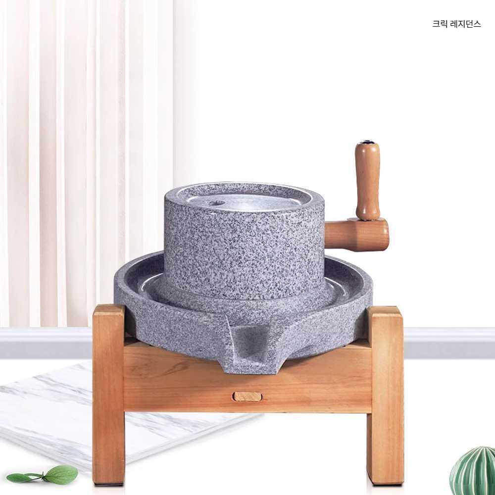 고캠프 멧돌 분쇄기 돌절구 절구 맷돌 전통 22x35 액자 없음 - 상세 이미지 3